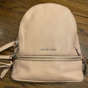 Michael Kors pink backpack